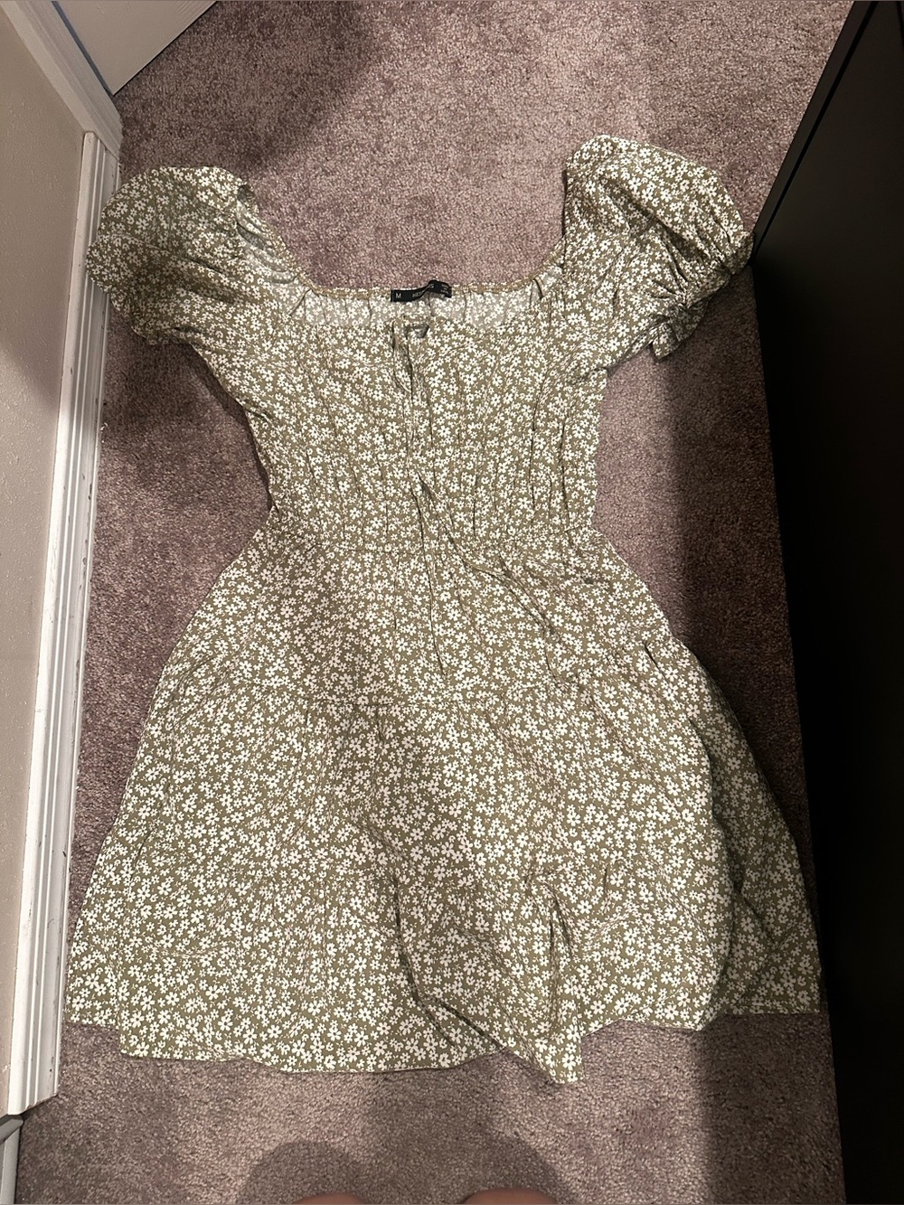 Hesperus Green Dress Size Medium 0609